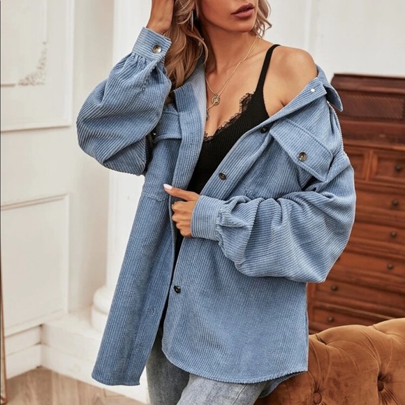 Corduroy button down jacket - Picture 13 of 13